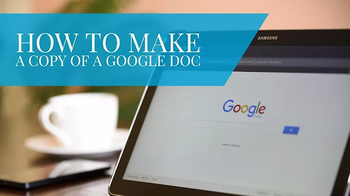 How to Make a Copy of a Google Doc