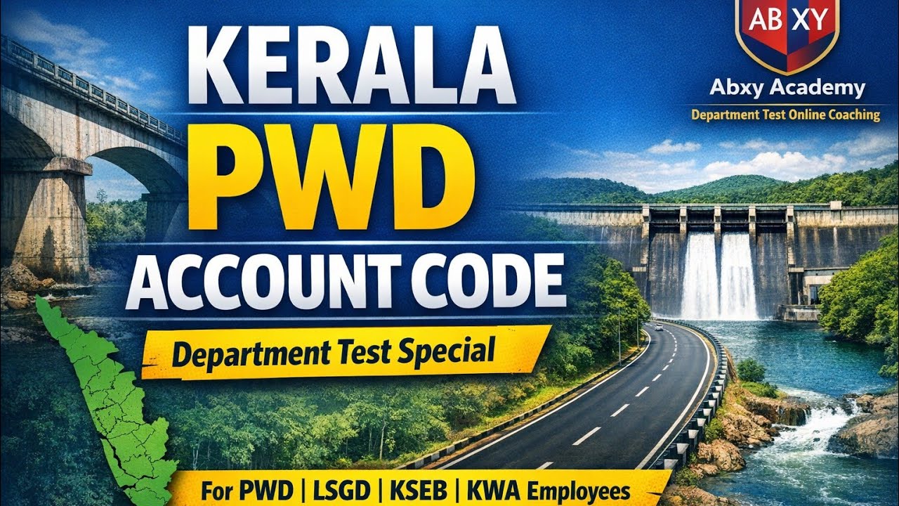 KERALA PWD ACCOUNT CODE [ A CODE ]