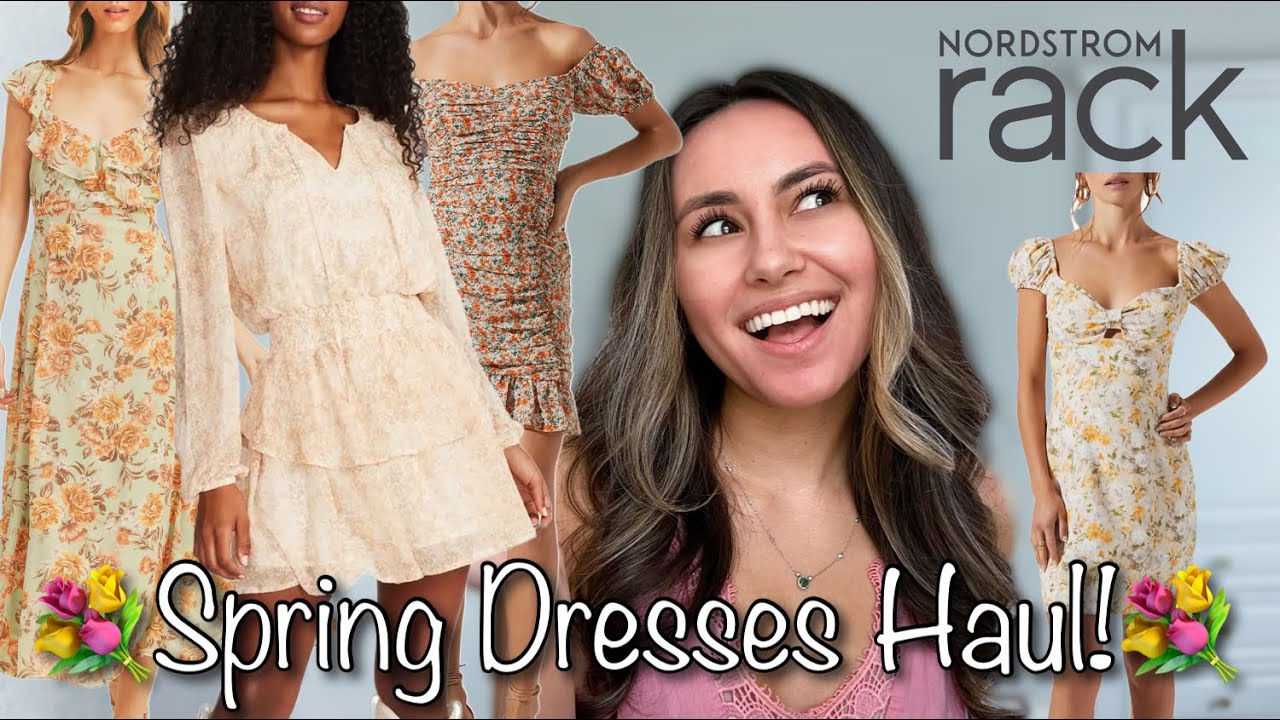 New Spring Dresses Haul  Nordstrom Rack Try On Haul 2023 