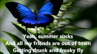 Summer sucks lyrics - Jill Shaw