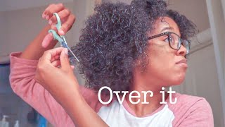 Cutting my hair off | My Natural Hair Journey Isn’t Over