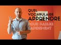 Quel vocabulaire apprendre quand on commence une langue 