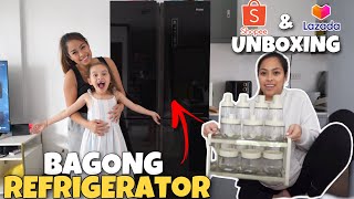 BALIK PINAS: NADELIVER NA ANG ATING REFRIGERATOR | UNBOXING NG MGA PINAMILI SA SHOPEE AT LAZADA