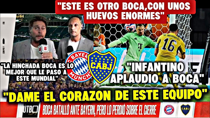Vignolo y Lopez orgullosos de Boca a pesar de la derrota!! Boca vs Bayern 1-2
