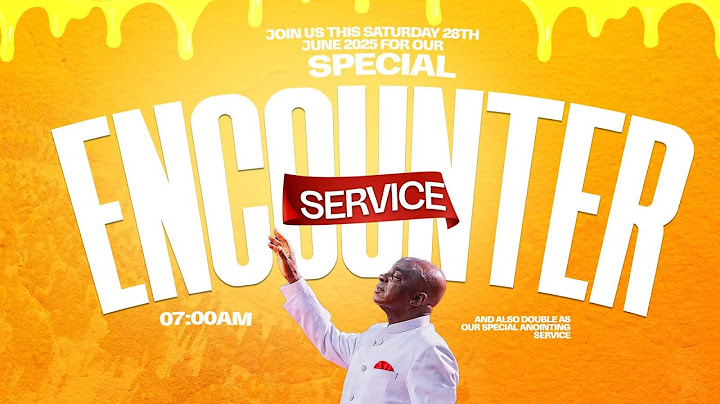 SPECIAL ENCOUNTER SERVICE | 28, JUNE 2025 | FAITH TABERNACLE OTA.