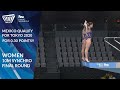 Diving World Cup 2021 - Women&#39;s 10m Synchro - FINAL ROUND
