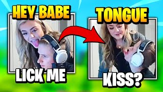 Symfuhny And Brooke Try To *TONGUE KISS* But Then THIS HAPPENS | Fortnite Daily Funny Moments Ep.485