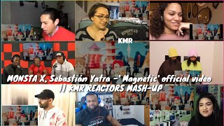 MONSTA X, Sebastián Yatra -' Magnetic' official video || KMR REACTORS MASH-UP