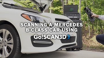 Scan a Mercedes B-Class with the Creaform Go!SCAN SPARK