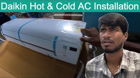 Daikin 3 star Hot and Cold AC installation in Rajpur Supaul - EHSAN