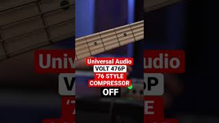 The @UniversalAudio Volt 476P SLAPS on bass. Demo up now! #UniversalAudio #volt476P #bassplayer