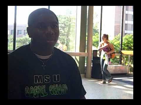 Jalen Bell, director of the MSU Gospel Choir