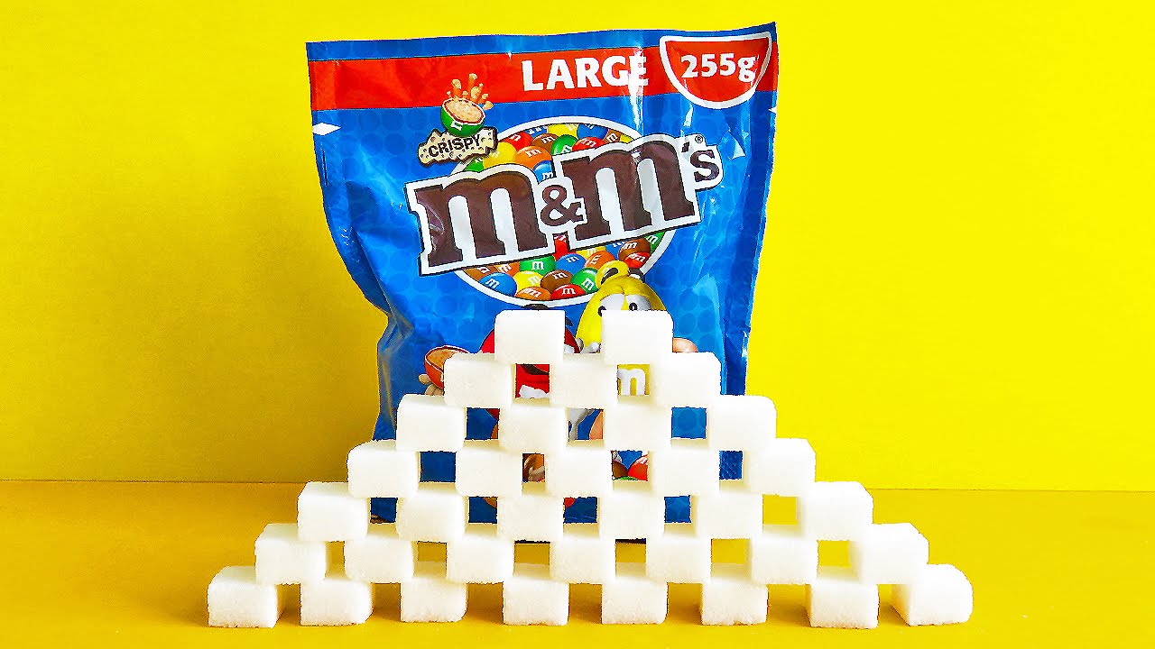 How much sugar is in M&Ms? - YouTube