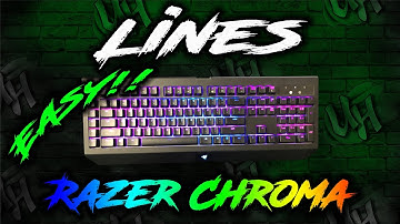 Lines Keyboard Lighting | Razer Synapse 3