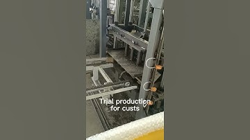 Production test for curbs QT4-15 automatic hydraulic block forming machine