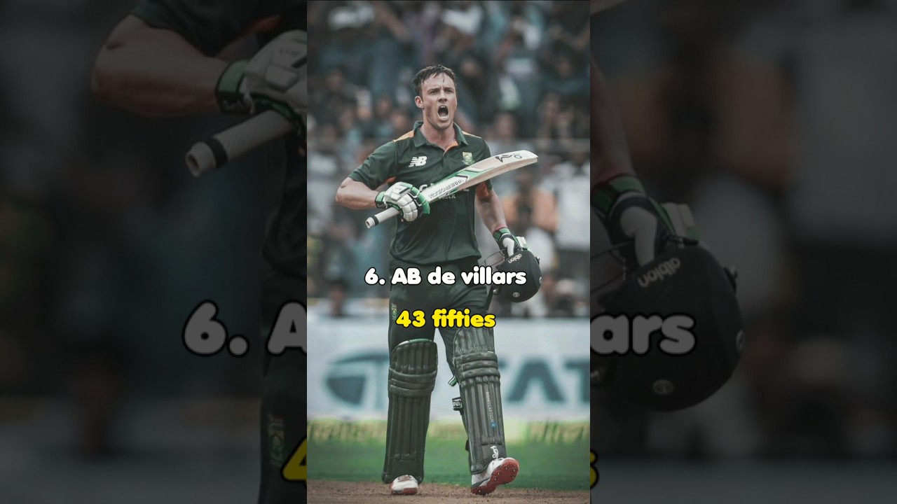 This Player Hit Most Fifties 