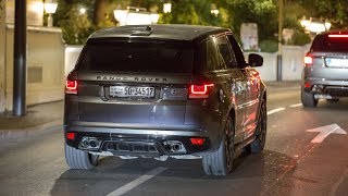 CRAZY LOUD Range Rover Sport SVR with Straight Pipes - Revs & Accelerations !
