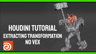 Quick Tip: Extract Mesh Transform in Houdini without VEX