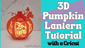 3D Pumpkin Paper Lantern Tutorial