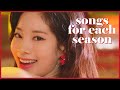 kpop songs for each season of the year