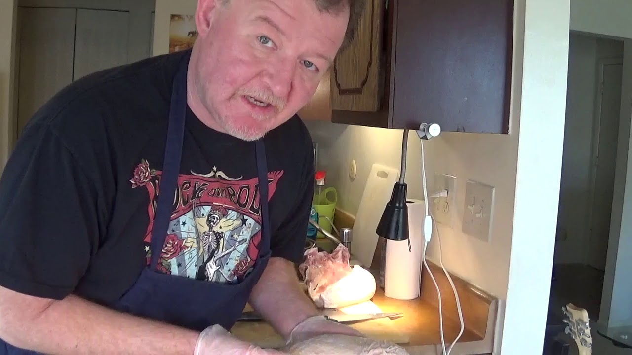 How to butcher a turkey easy way - YouTube