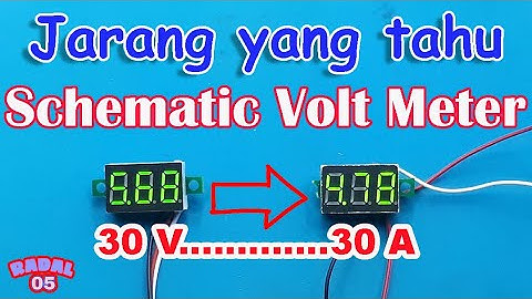 Memahami Volt meter Digital DSN-DVM-368 Merubah 2 kabel jadi 3 kabel