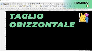 Italiano - Cut Segment Horizontal | TUKAdesign Video Help | CAD Pattern Making Software | Italian