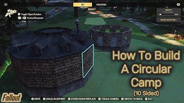 Fallout 76 - Building A 10 Sided Circular Camp