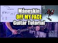 How to play mneskin  off my face guitar tutorial lesson
