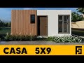 CASA 5 x 9 m / HOUSE 5 x 9 m / RUMAH 5 x 9 mts