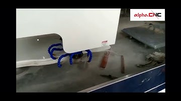 ATC Stone CNC Router working video-AlphaCNC