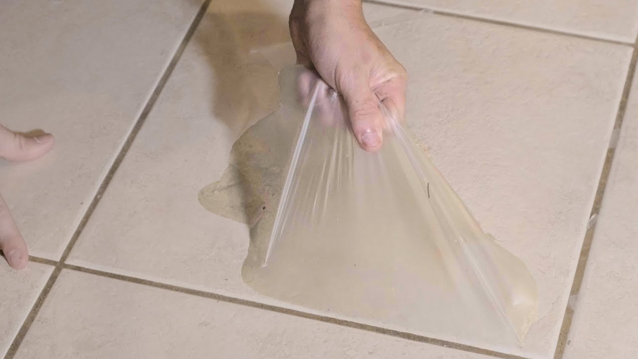 Huge Dry Glue Peels Off Floor & Bathtub ASMR 4K YouTube