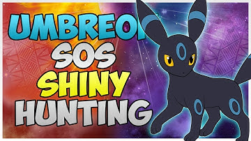 SHINY UMBREON Caught While SOS Shiny Hunting! Only 36 Encounters!