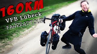 für 6€ 160km zum VFB LÜBECK FANSHOP | FAHRRADTOUR TRENGA GLS 9.0