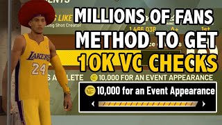 NBA 2K20 NEW MILLION FANS METHOD TO GET MULTIPLE 10K VC CHECKS! XBOX AND PS4! DENSKI APPROVED!