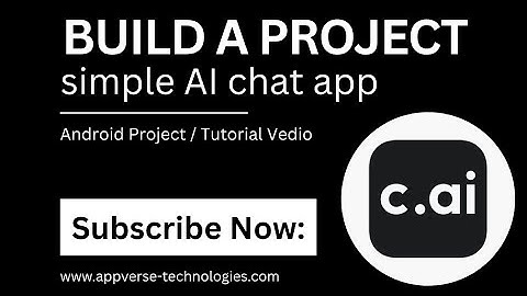 Build A Project Simple Ai Chatbot App | Android Studio | Tutorial Vedio