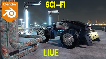 Blender - Sci-fi hard surface modelling