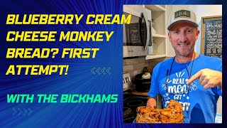 Blueberry cream cheese monkey bread first attempt| Cooking a new dessert| Blueberry biscuit surprise