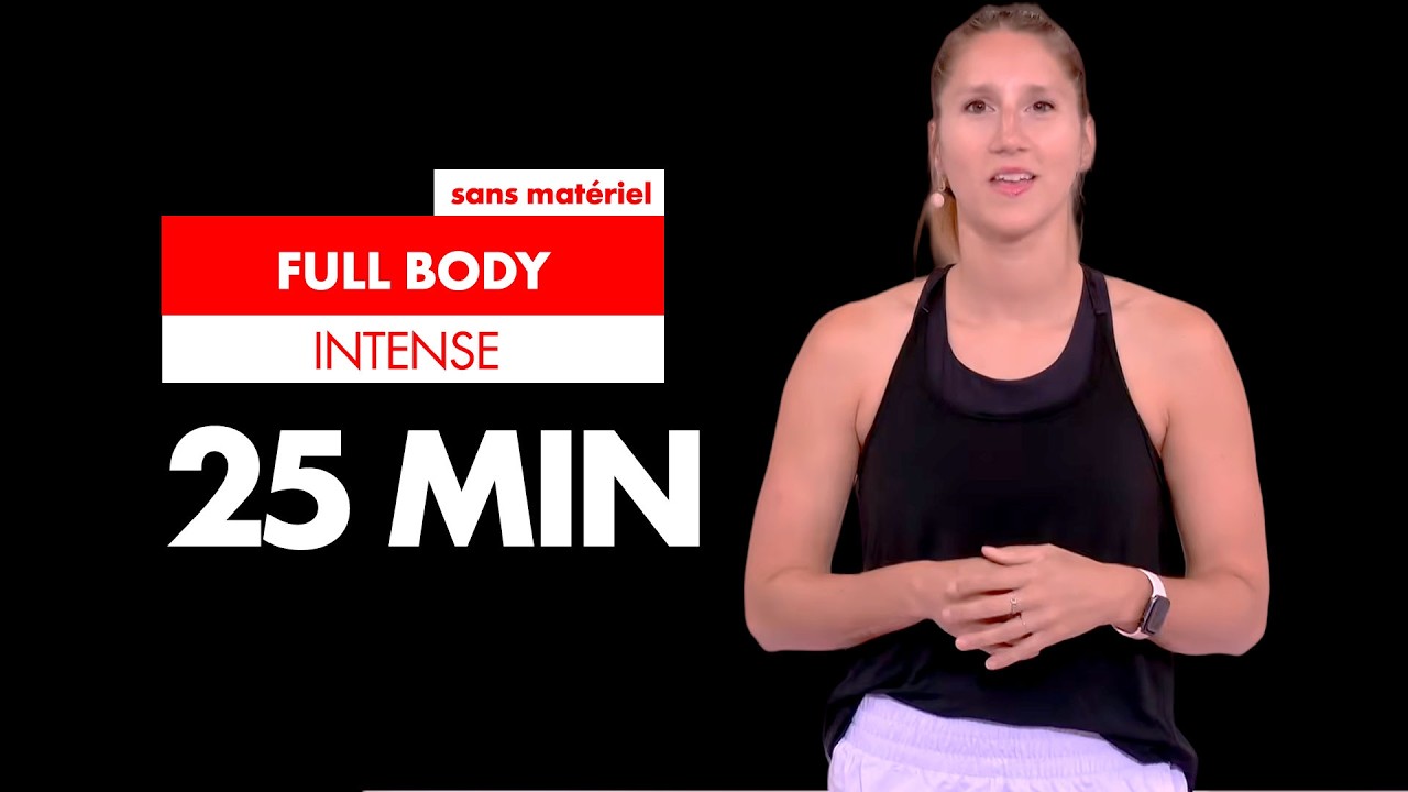 FULL BODY SANS MATÉRIEL 🔥 Entraîne tout ton corps à la maison