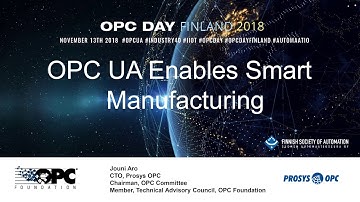 OPC UA Enables Smart Manufacturing