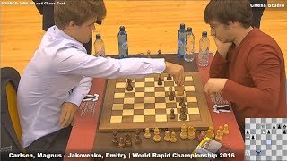 EXCITING QUEEN ENDGAME!!! Magnus Carlsen Vs Dmitry Jakovenko | World Rapid Championship 2016 by Chess Studio 4,498 views 4 years ago 10 minutes, 51 seconds