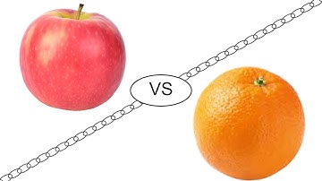 I compare apples to oranges because no one can tell me what to do