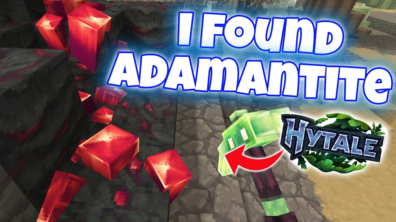 Исследование нового биома… и находка адамантита?! | Hytale