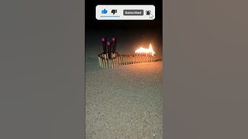 Matchstick Chain Reaction Domino Vs Diwali Crackers Amazing Experiment 👻 #shorts
