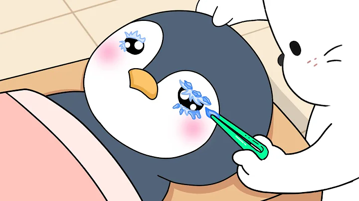 little penguin's eye spa | ASMR Animation