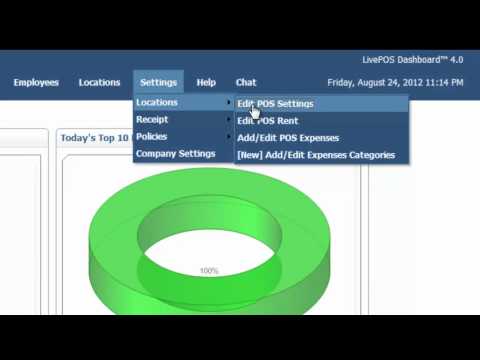 LivePOS Admin - Alphanumeric Zip Code