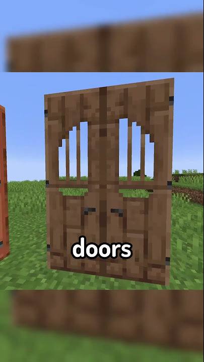 Mini Mod Reviews - Dramatic Doors #mcyt#minecraft#minecraftmemes#modde