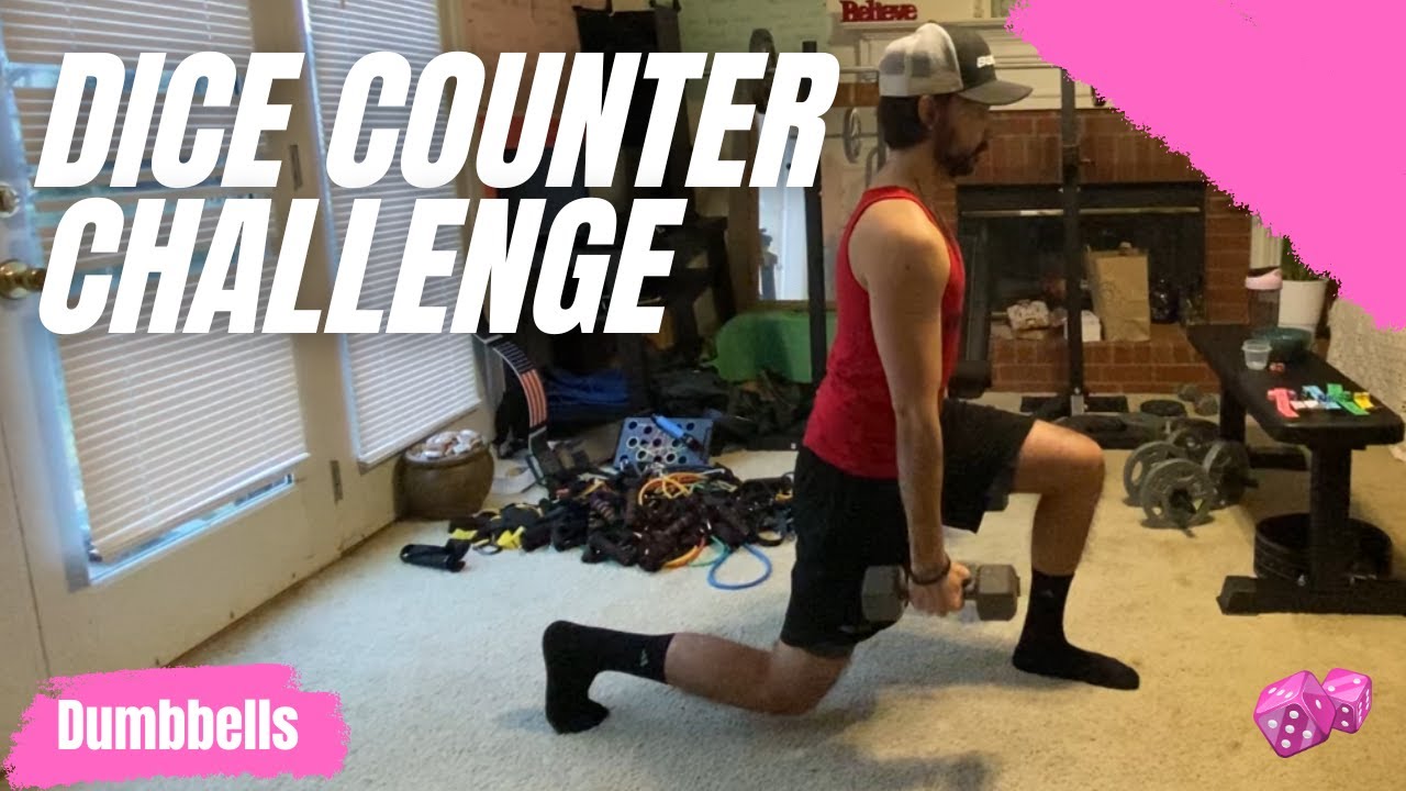 Dice Counter Challenge (Dumbbells) - YouTube