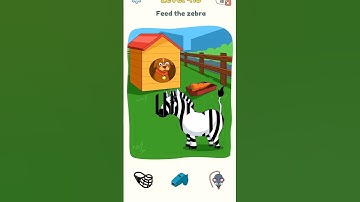 Dop3 level 413. Feed the zebra. lesson.#shorts #games #viral #iq #dop3 #shortgames