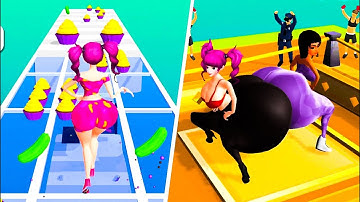 Fart Runner 3D 👸🥒🍔  Gameplay Trailer Android, ios New Game Levels 2/50